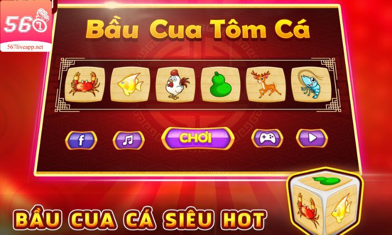 Giới thiệu đôi nét về trò chơi bầu cua tôm cá